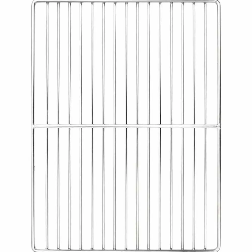vidaXL Grille de barbecue Argenté 40 x 30 cm Acier inoxydable