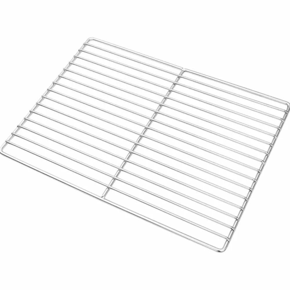 vidaXL Grille de barbecue Argenté 40 x 30 cm Acier inoxydable