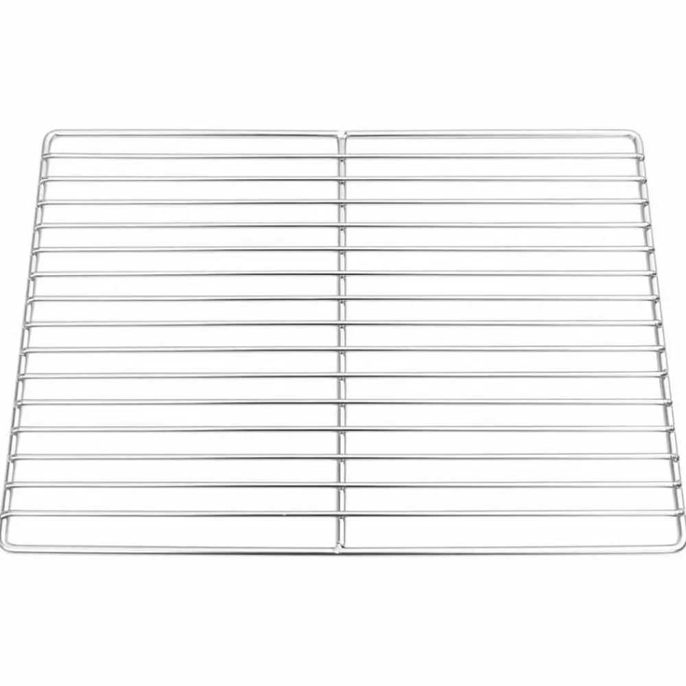 vidaXL Grille de barbecue Argenté 40 x 30 cm Acier inoxydable