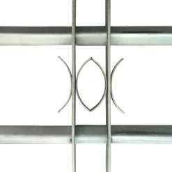 vidaXL Grille réglable de sécurité de fenêtres et 2 barres 700-1050 mm