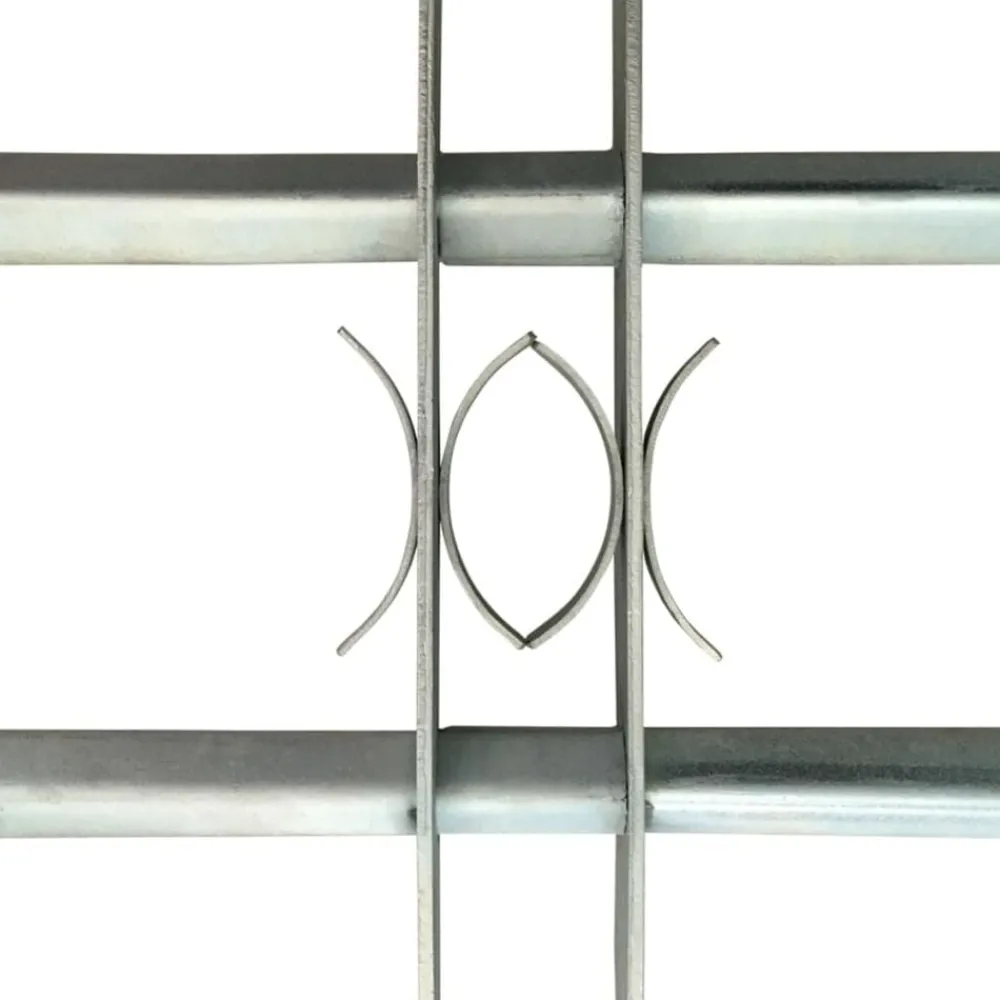 vidaXL Grille réglable de sécurité de fenêtres et 2 barres 700-1050 mm