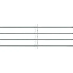 Matériaux De Construction-vidaXL Grille réglable de sécurité de fenêtres et 4 barres 1000-1500mm