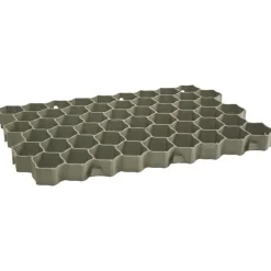 vidaXL Grilles d'herbe 16 pcs 60x40x3 cm plastique
