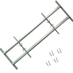 vidaXL Grilles réglables de sécurité de fenêtres 2 pcs 700-1050 mm