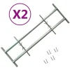 vidaXL Grilles réglables de sécurité de fenêtres 2 pcs 1000-1500 mm