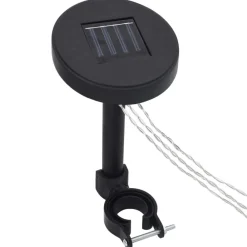 vidaXL Guirlande lumineuse à LED avec panneau solaire pour belvédère