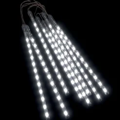 Luminaires-vidaXL Guirlandes lumineuses 8 pcs 30 cm 192 LED Blanc froid