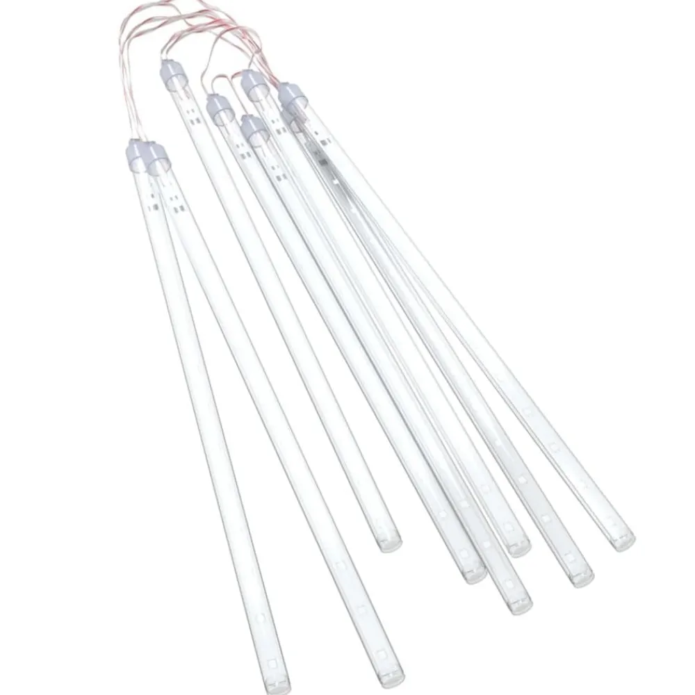 Luminaires-vidaXL Guirlandes lumineuses 8 pcs 30 cm 192 LED Blanc froid