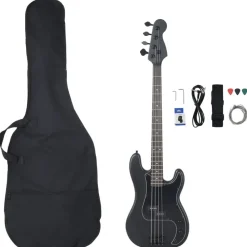 vidaXL Guitare basse électrique pour débutants avec sac 4/4 46"