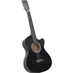 vidaXL Guitare découpée classique occidentale avec 6 cordes 38"