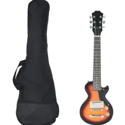 vidaXL Guitare électrique pour enfants et sac 3/4 30"