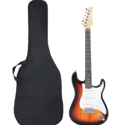 vidaXL Guitare électrique de débutants et sac 4/4 39"