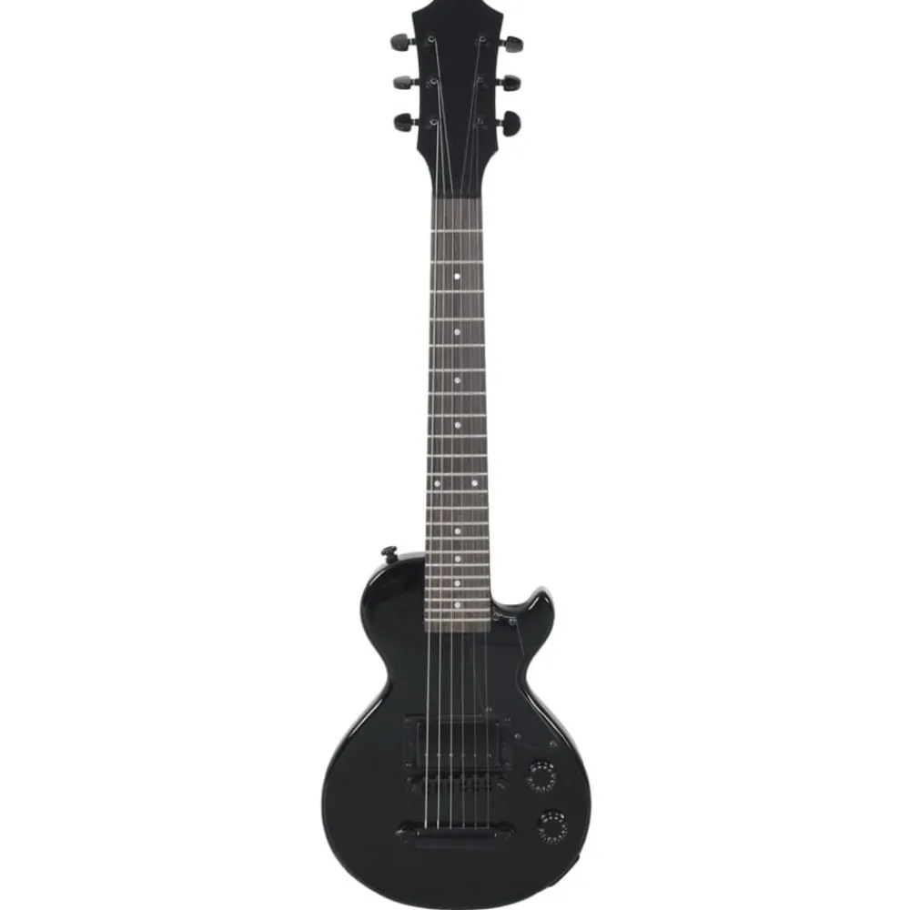 Arts & Loisirs-vidaXL Guitare électrique pour enfants avec sac 3/4 30" Noir