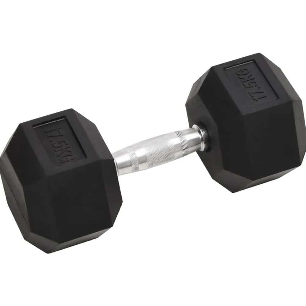 vidaXL Haltère 17,5 kg Fonte