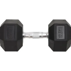 vidaXL Haltère 17,5 kg Fonte