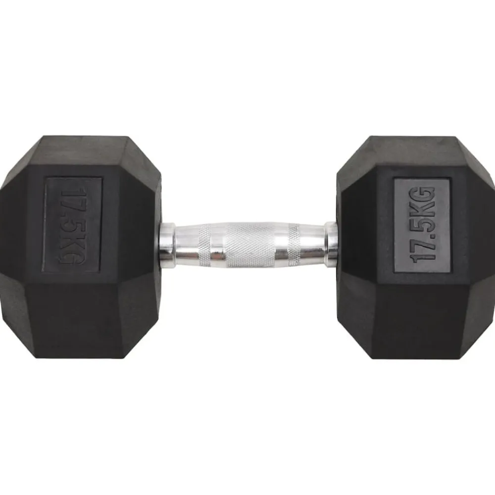 vidaXL Haltère 17,5 kg Fonte