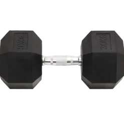 vidaXL Haltère 30 kg Fonte