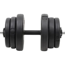 vidaXL Haltère avec plaques 40 kg