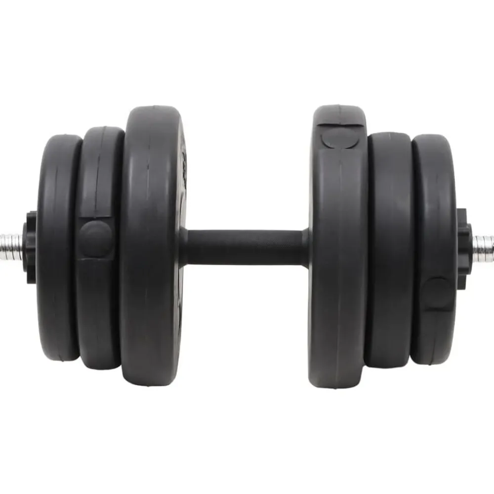 vidaXL Haltère avec plaques 40 kg