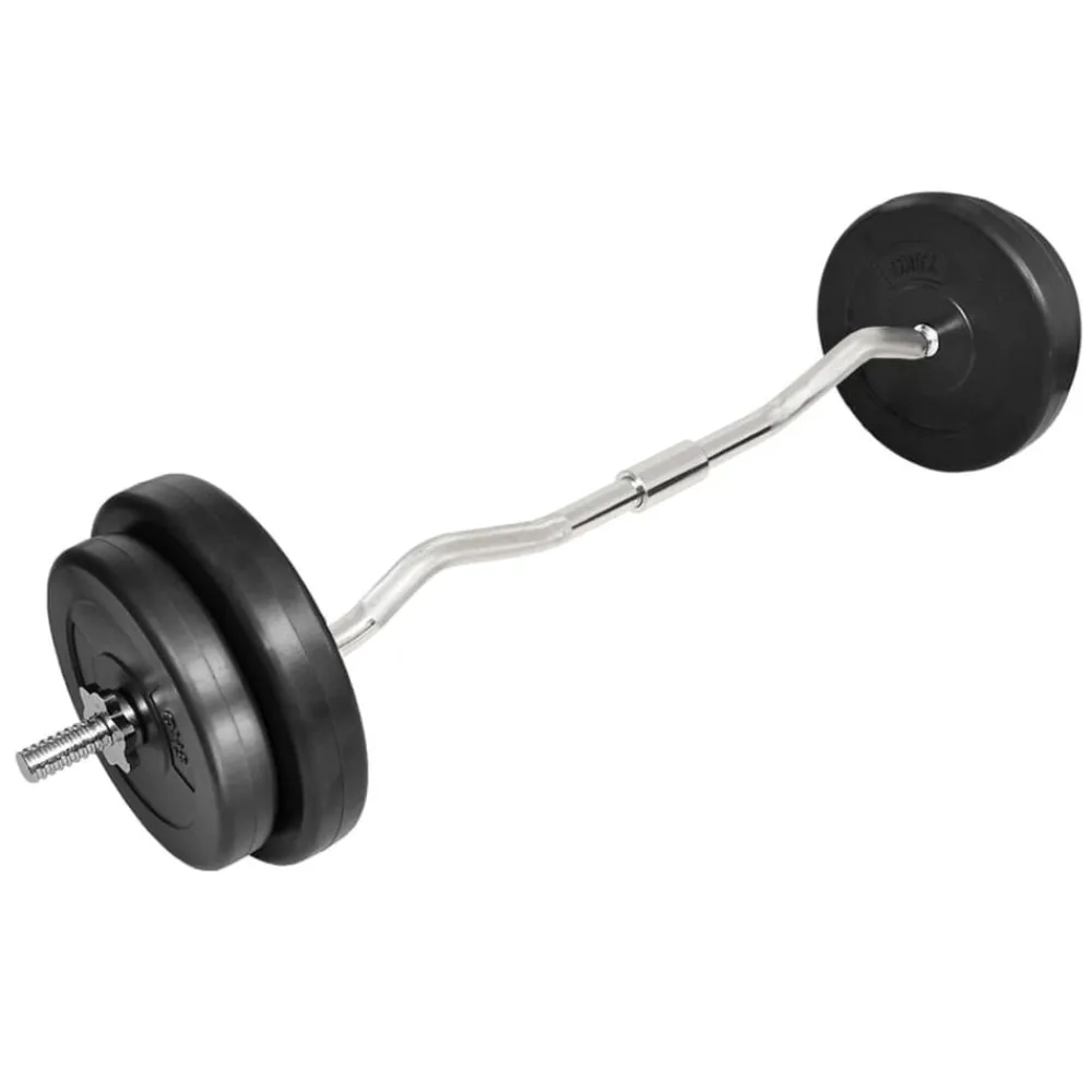 Entraînement & Fitness-vidaXL Haltère avec poids 30 kg