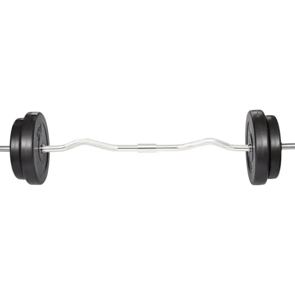 Entraînement & Fitness-vidaXL Haltère avec poids 30 kg