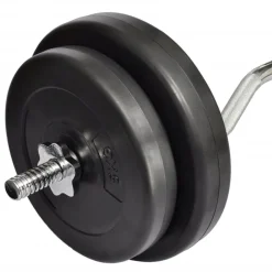 Entraînement & Fitness-vidaXL Haltère avec poids 30 kg