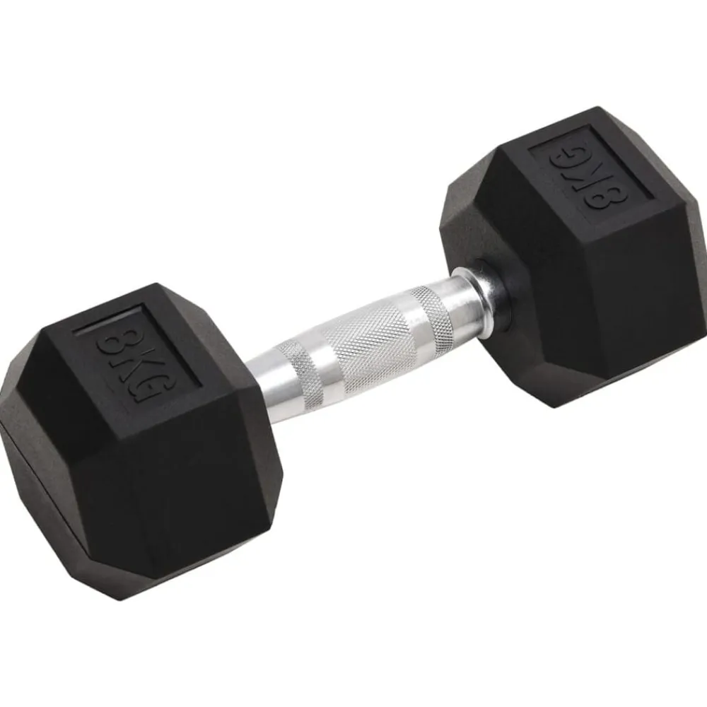 Entraînement & Fitness-vidaXL Haltères 2 pcs 16 kg Total Fonte