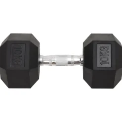vidaXL Haltères 2 pcs 20 kg Total Fonte