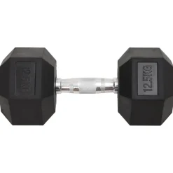 vidaXL Haltères 2 pcs 25 kg Total Fonte