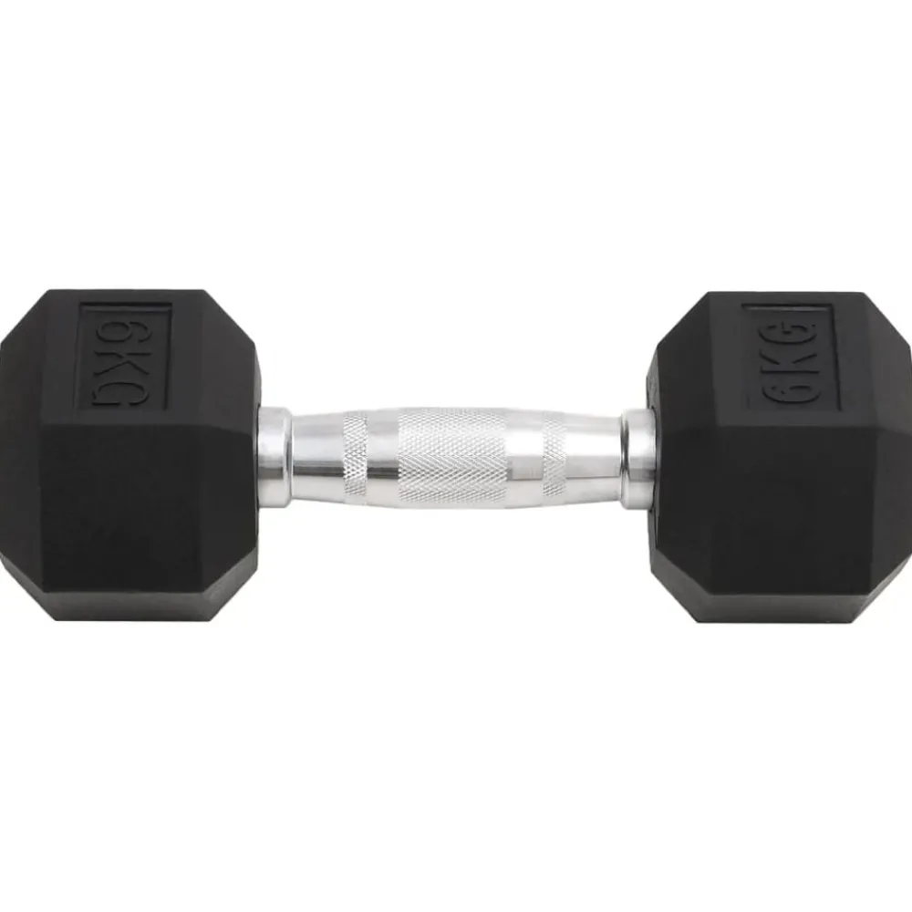 Entraînement & Fitness-vidaXL Haltères 2 pcs 12 kg Total Fonte