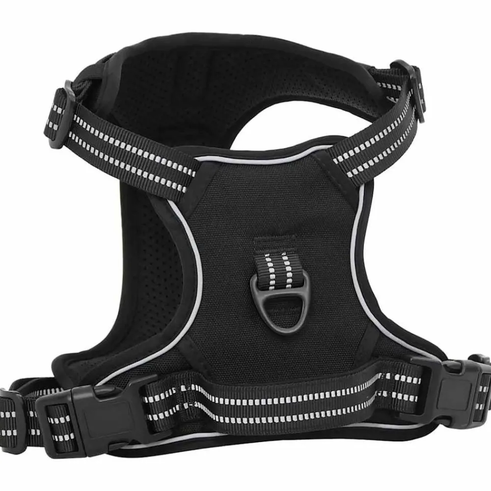 vidaXL Harnais pour chien avec bandes réfléchissantes réglables M