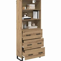 Armoires & Meubles De Rangement-vidaXL Haut Armoire avec tiroir Chêne artisanal 69,5 x 34 x 180 cm chêne artisanal