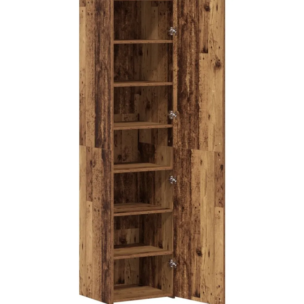 Armoires & Meubles De Rangement-vidaXL Haut Armoire 45 x 42,5 x 185 cm Bois ancien