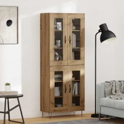vidaXL Haut Armoire Chêne artisanal 69,5 x 34 x 180 cm