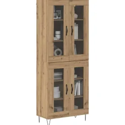 vidaXL Haut Armoire Chêne artisanal 69,5 x 34 x 180 cm
