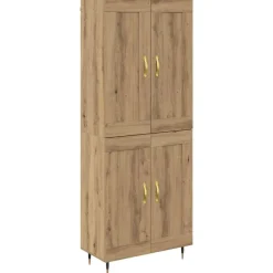 Armoires & Meubles De Rangement-vidaXL Haut Armoire Chêne artisanal 69,5 x 34 x 90 cm ch&ecirc;ne artisanal