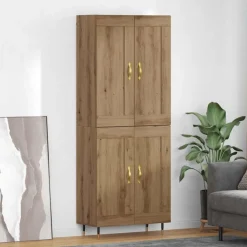 Armoires & Meubles De Rangement-vidaXL Haut Armoire Chêne artisanal 69,5 x 34 x 90 cm ch&ecirc;ne artisanal