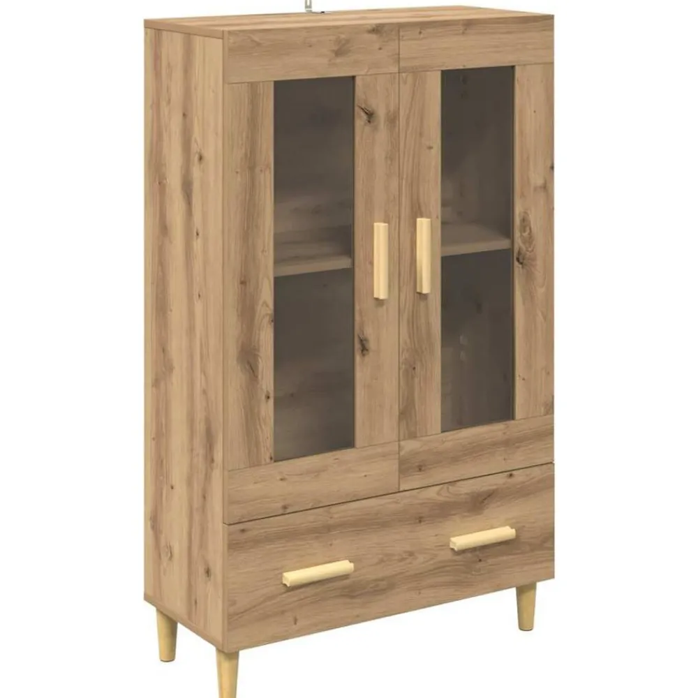 Armoires & Meubles De Rangement-vidaXL Haut Armoire Chêne artisanal 70 x 31 x 115 cm Bois d'ingénierie chêne artisanal