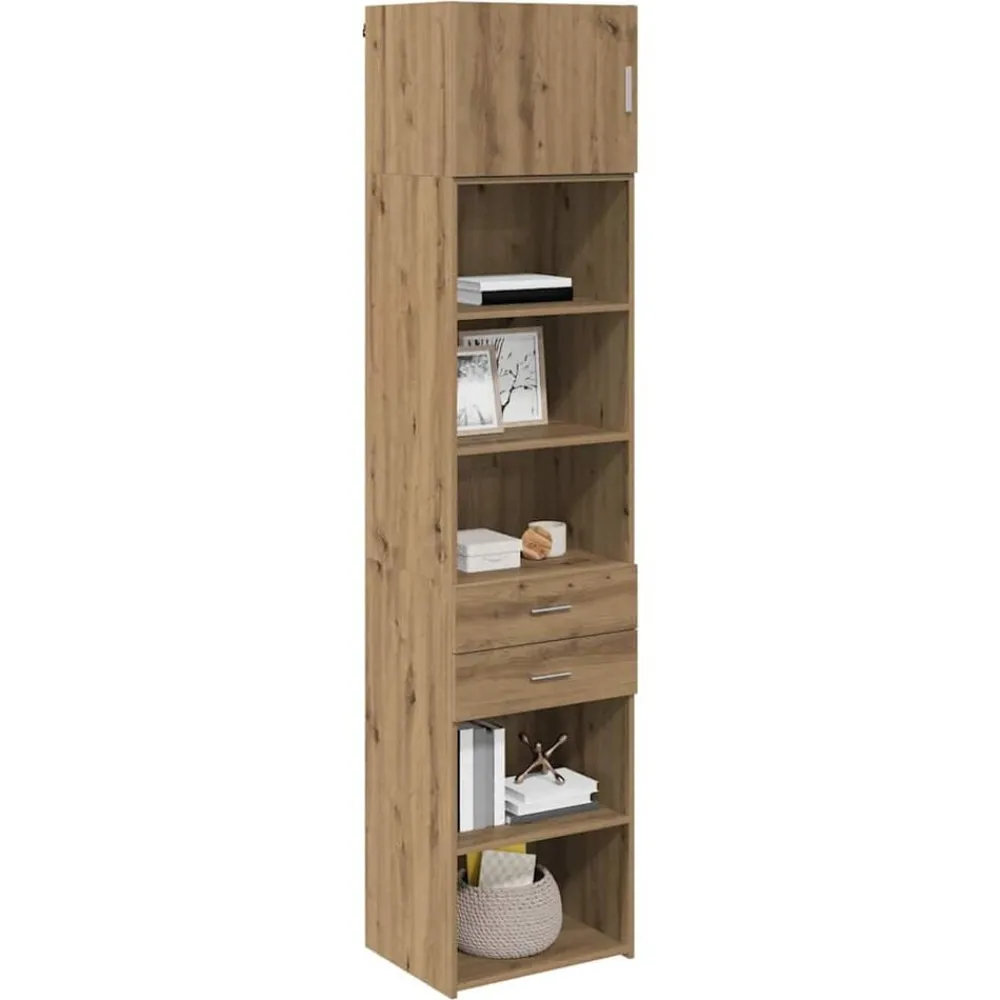 vidaXL Haut Armoire Montage mural Chêne artisanal 50 x 42,5 x 225 cm