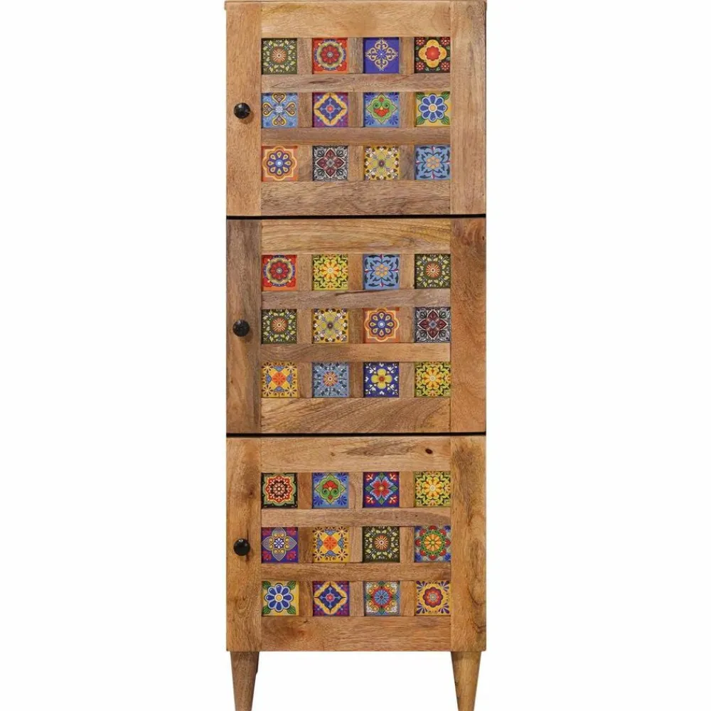 Armoires & Meubles De Rangement-vidaXL Haut Armoire 40 x 33 x 110 cm Bois de mangue massif Naturel