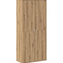 vidaXL Haut de Mobilier avec étagère chêne artisanal 80 x 39 x 178 cm