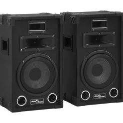 Appareils Électroniques-vidaXL Haut-parleurs scène Hifi passifs professionnels 2 pcs 800W Noir