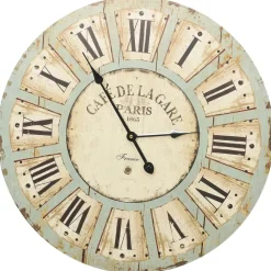 vidaXL Horloge murale Multicolore 60 cm MDF
