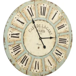 vidaXL Horloge murale Multicolore 60 cm MDF