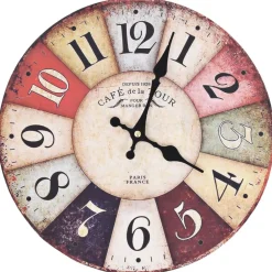 vidaXL Horloge murale vintage e 30 cm