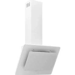 vidaXL Hotte murale 60 cm Acier inoxydable et verre trempé