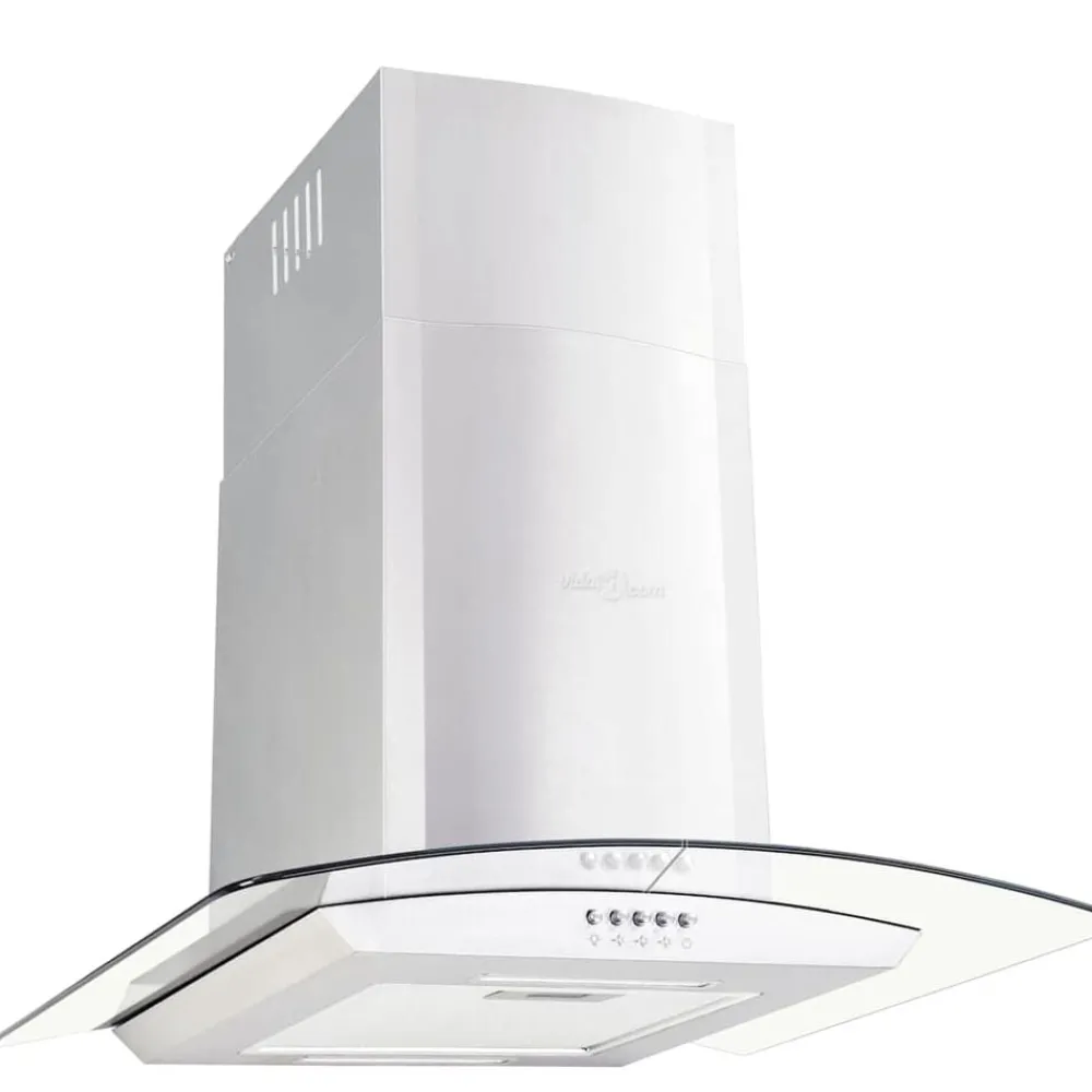 vidaXL Hotte murale 60 cm Acier inoxydable 756 m³/h LED