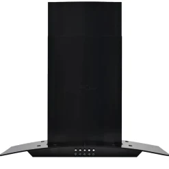 vidaXL Hotte murale Acier inoxydable 756 m³/h 60 cm Noir