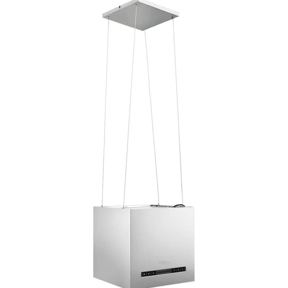 vidaXL Hotte suspendue à capteur tactile LCD 37 cm Acier inoxydable