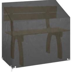 vidaXL Housse de banc de jardin 8 œillets 130x70x70/88 cm polyéthylène